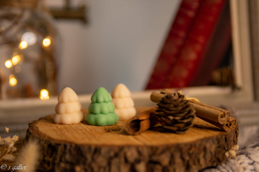 3 Fondants mini sapins