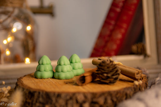 3 Fondants mini sapins